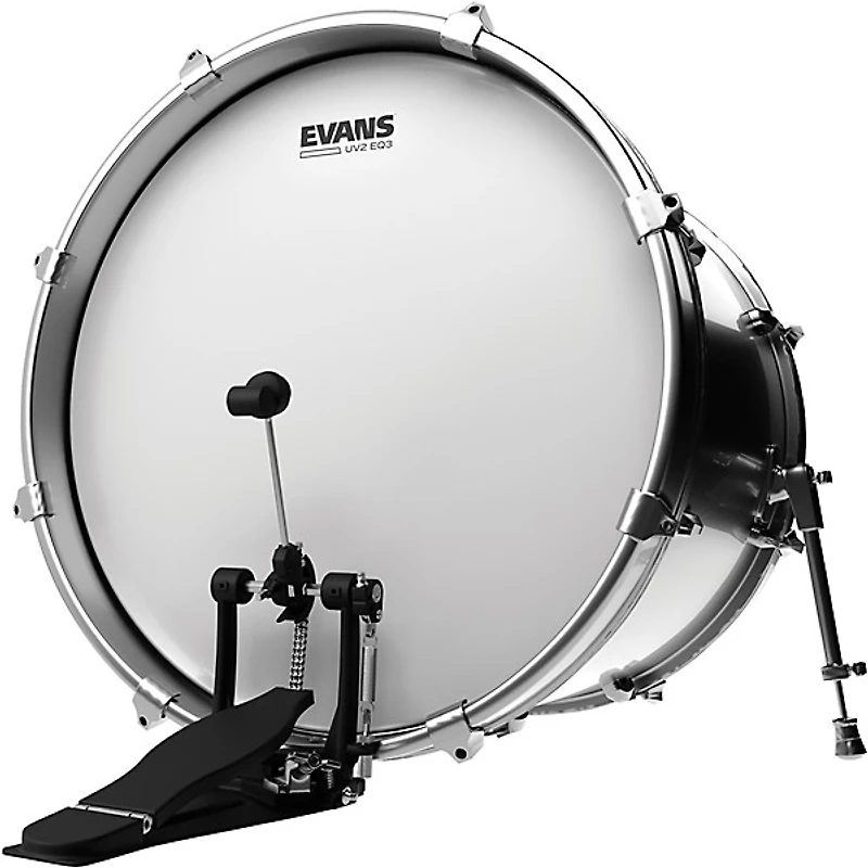 EVANS UV2 EQ3 Bass Drumhead -