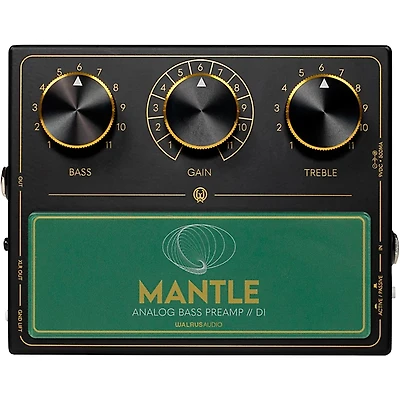 Walrus Audio Mantle Bass Preamp/DI - Black