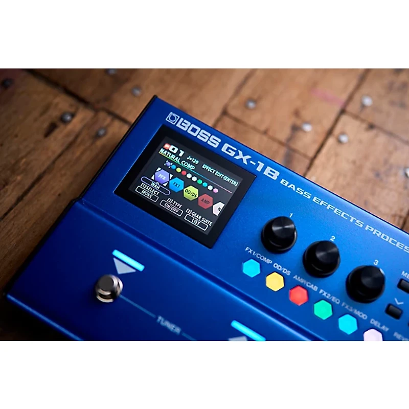BOSS GX-1B Bass Effects Processor - Blue