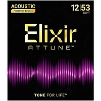 Elixir Attune Phosphor Bronze Acoustic Guitar Strings