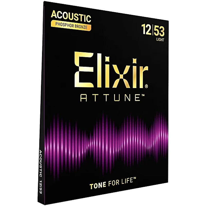 Elixir Attune Phosphor Bronze Acoustic Guitar Strings