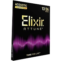 Elixir Attune Phosphor Bronze Acoustic Guitar Strings -