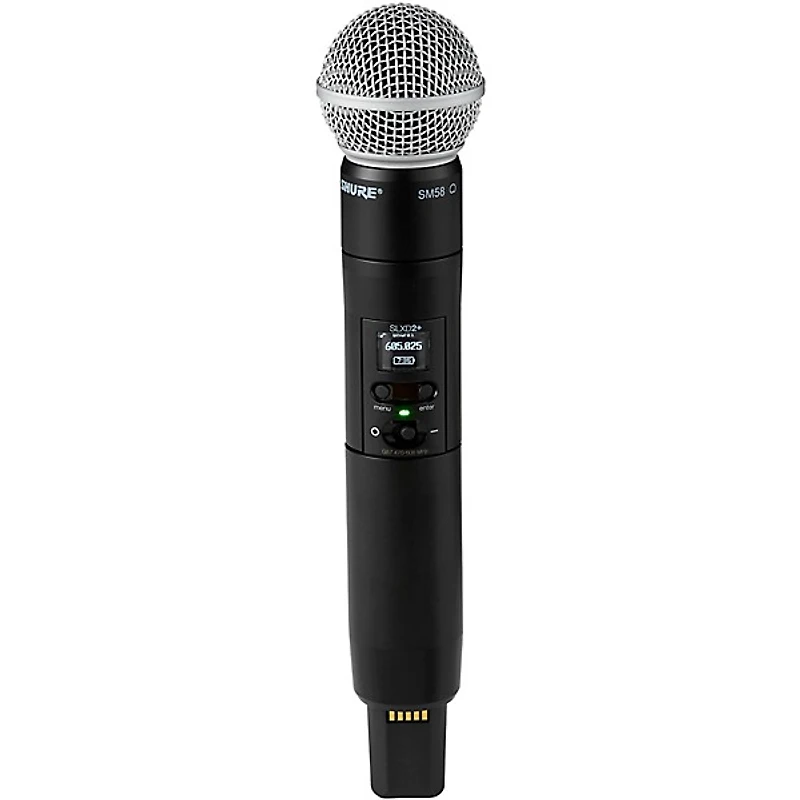 Shure SLXD24D+/SM58 Digital Wireless Dual Handheld Microphone System - Band G57