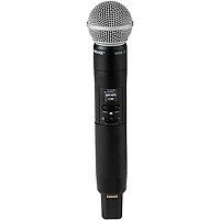 Shure SLXD24D+/SM58 Digital Wireless Dual Handheld Microphone System - Band G57