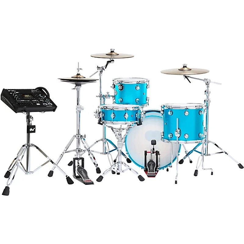 DWe Collector's Series DrumLink -Piece Acoustic-Electronic Drum Set with V71 Sound Module