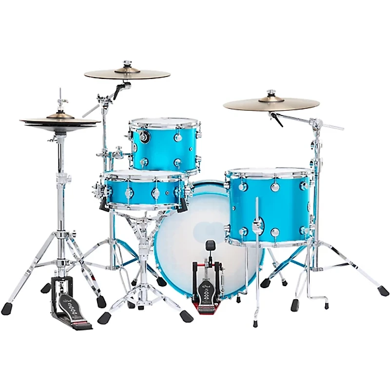 DWe Collector's Series DrumLink -Piece Acoustic-Electronic Drum Set with V71 Sound Module