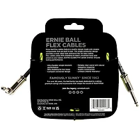 Ernie Ball Flex Instrument Cable 4-Pack - Green