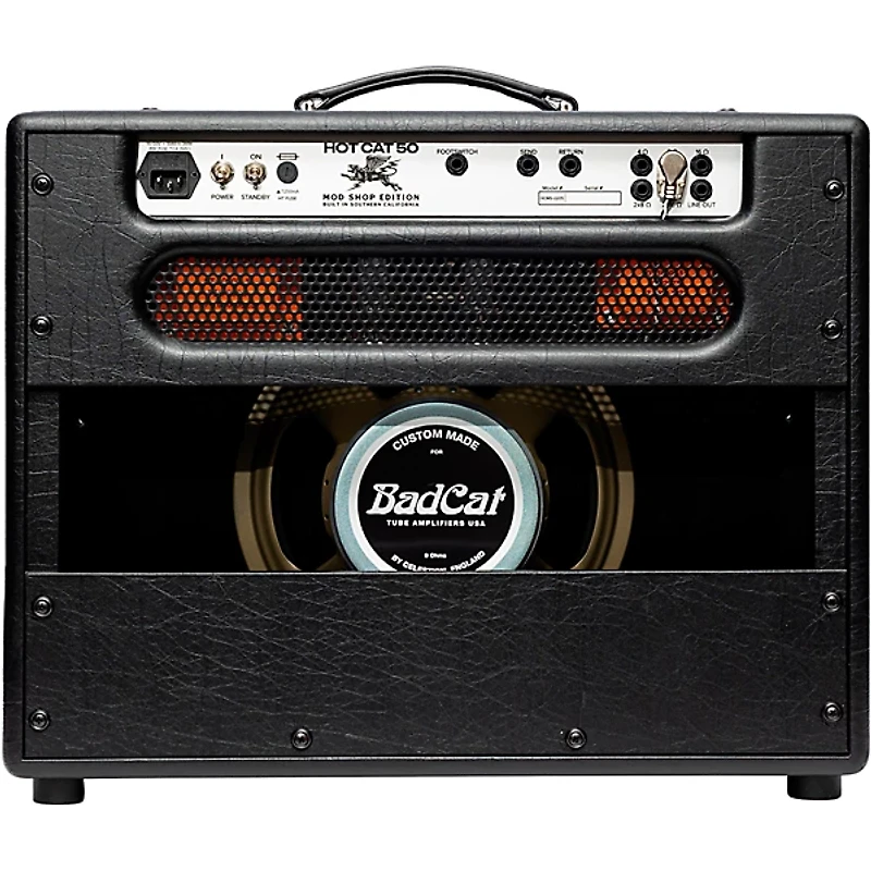 Bad Cat Mod Shop Hot Cat 50 1x12" Guitar Combo Amp - Black