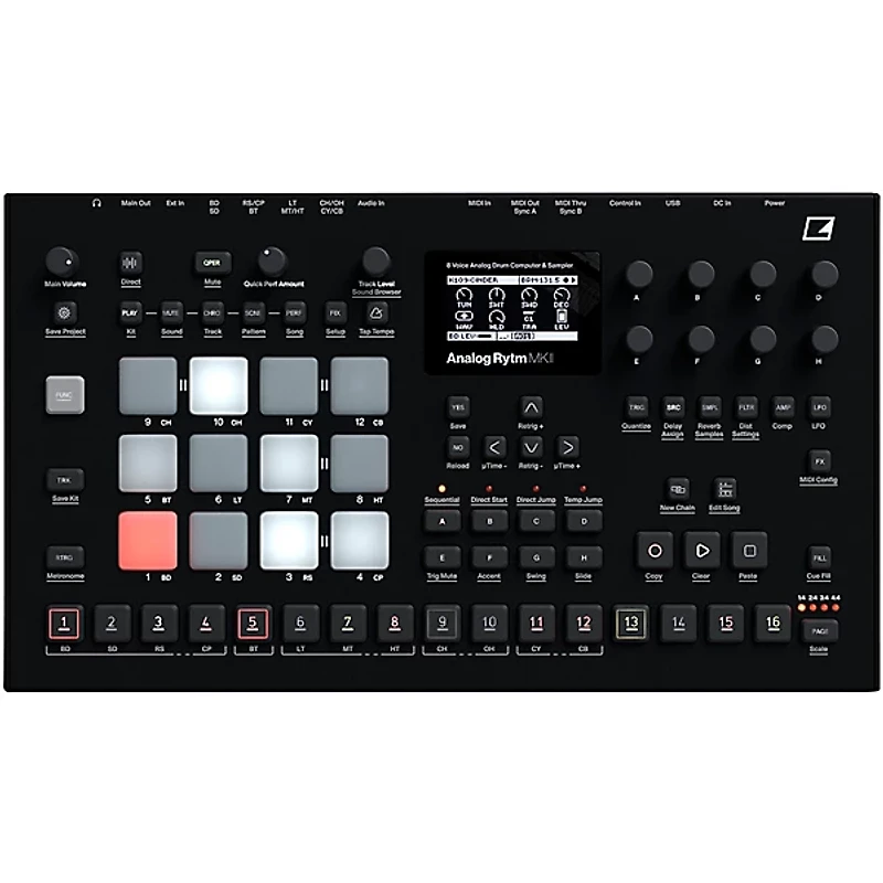 Elektron Analog Rytm MKII 8-Voice Drum Computer and Sampler