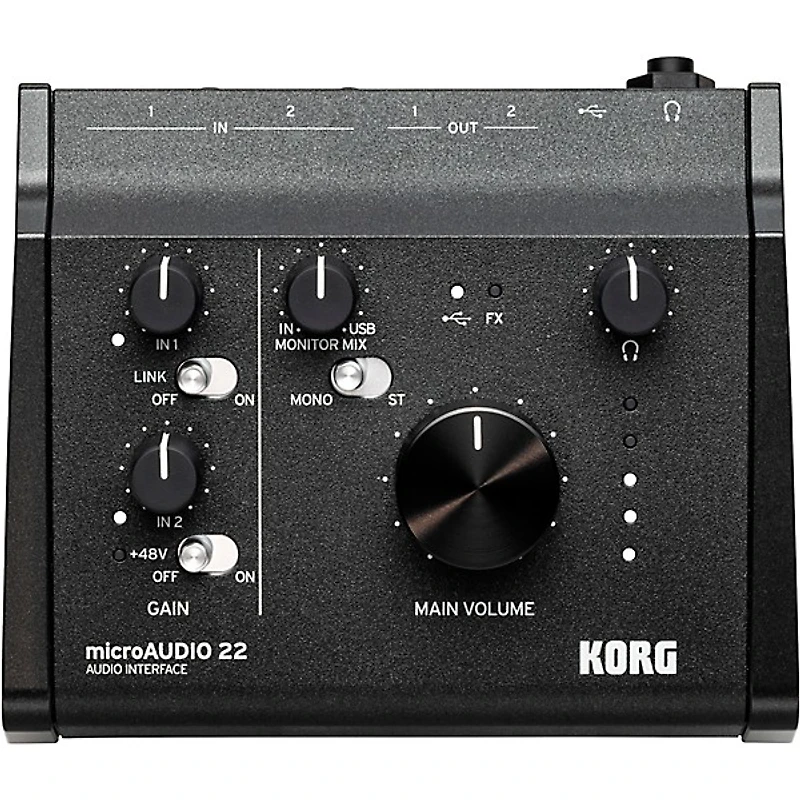 KORG microAUDIO 22 USB-C Audio Interface