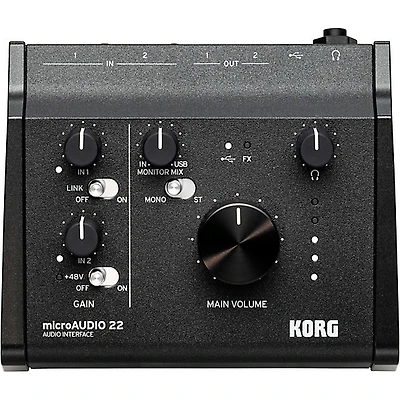 KORG microAUDIO 22 USB-C Audio Interface