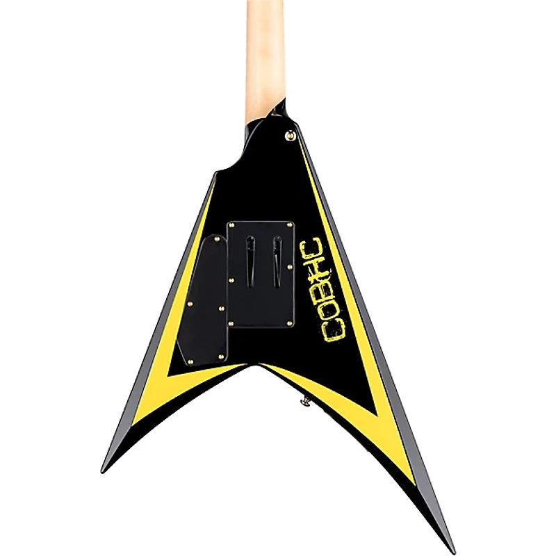 ESP LTD Alexi Laiho Arrowhead SE 20th Anniversary Electric Guitar - Black with Yellow Bevels