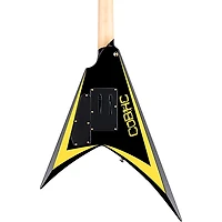 ESP LTD Alexi Laiho Arrowhead SE 20th Anniversary Electric Guitar - Black with Yellow Bevels