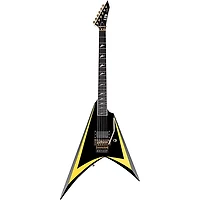 ESP LTD Alexi Laiho Arrowhead SE 20th Anniversary Electric Guitar - Black with Yellow Bevels