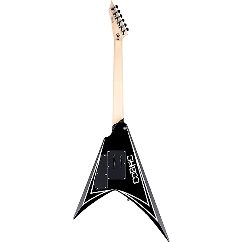 ESP LTD Alexi Laiho Sawtooth SE 20th Anniversary Electric Guitar - Black with White Pinstripes