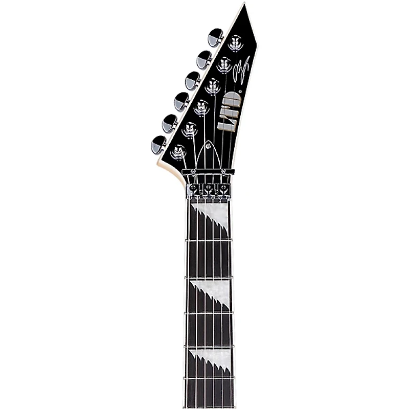 ESP LTD Alexi Laiho Sawtooth SE 20th Anniversary Electric Guitar - Black with White Pinstripes