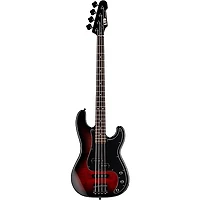 ESP LTD Surveyor-204DX Electric Bass Guitar - Red Burst