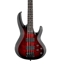 ESP LTD B-204DX Electric Bass Guitar - Red Burst
