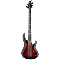 ESP LTD B-204DX Electric Bass Guitar - Red Burst