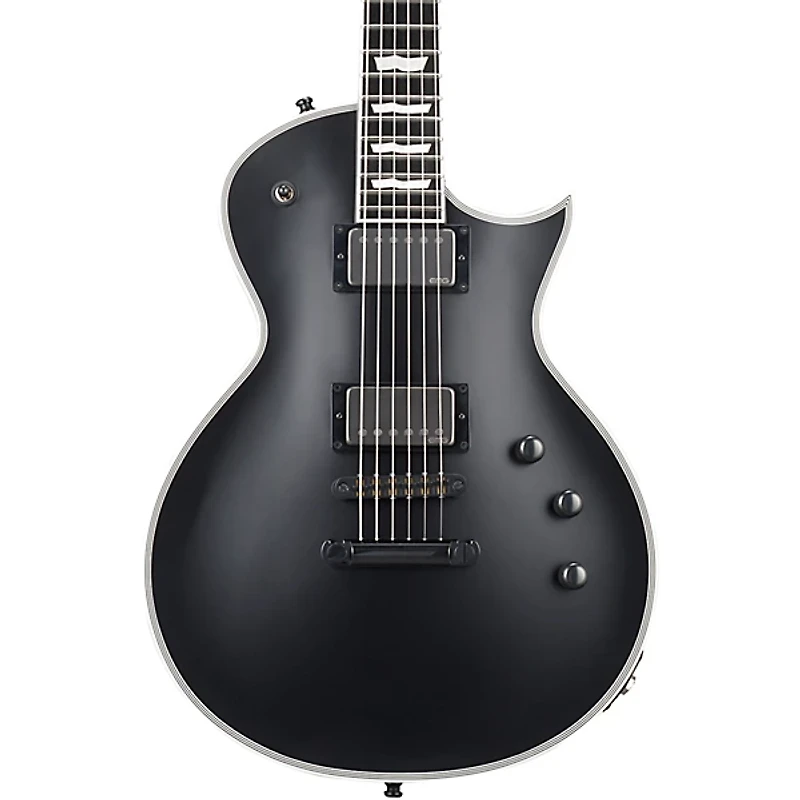 ESP E-II Eclipse Electric Guitar - Black Satin