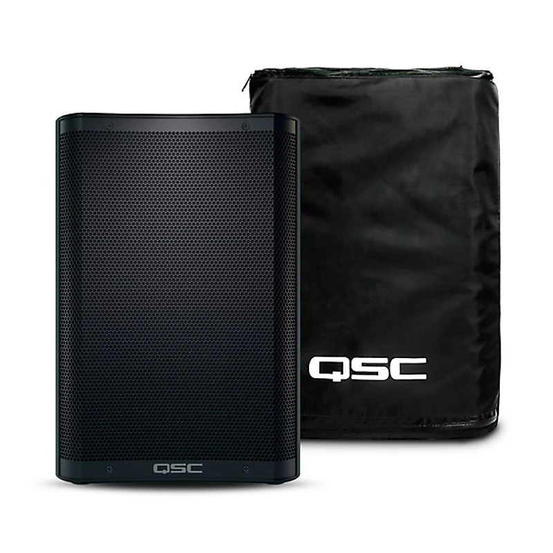 QSC CB10 10" 440W Battery-Powered Portable Loudspeaker With Cover