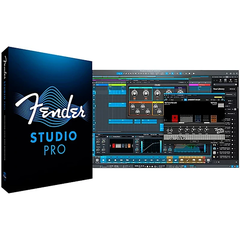 Fender Studio Pro 8 DAW Music Production Software With 12-Month Pro+ - Upgrade From 6-Month Demo