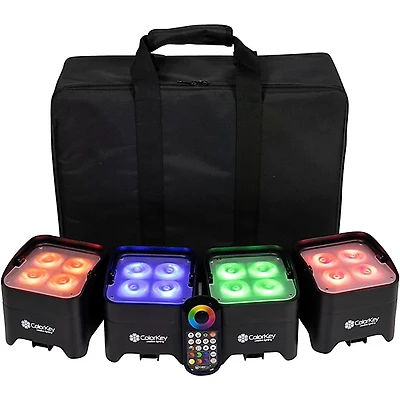 ColorKey MobilePar Mini Hex 4 MKII LED Uplight 4-Pack