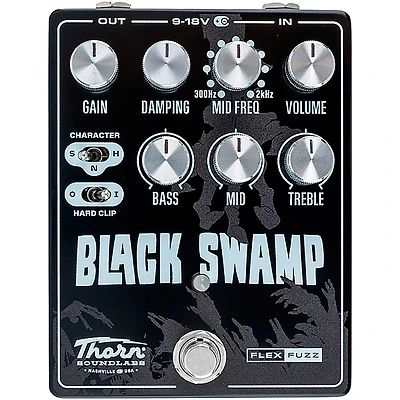 Thorn Soundlabs Black Swamp Flex Fuzz Effects Pedal Black