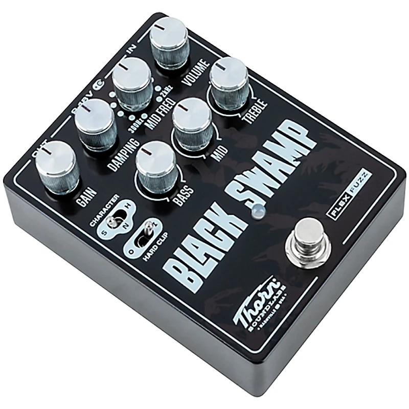 Thorn Soundlabs Black Swamp Flex Fuzz Effects Pedal Black