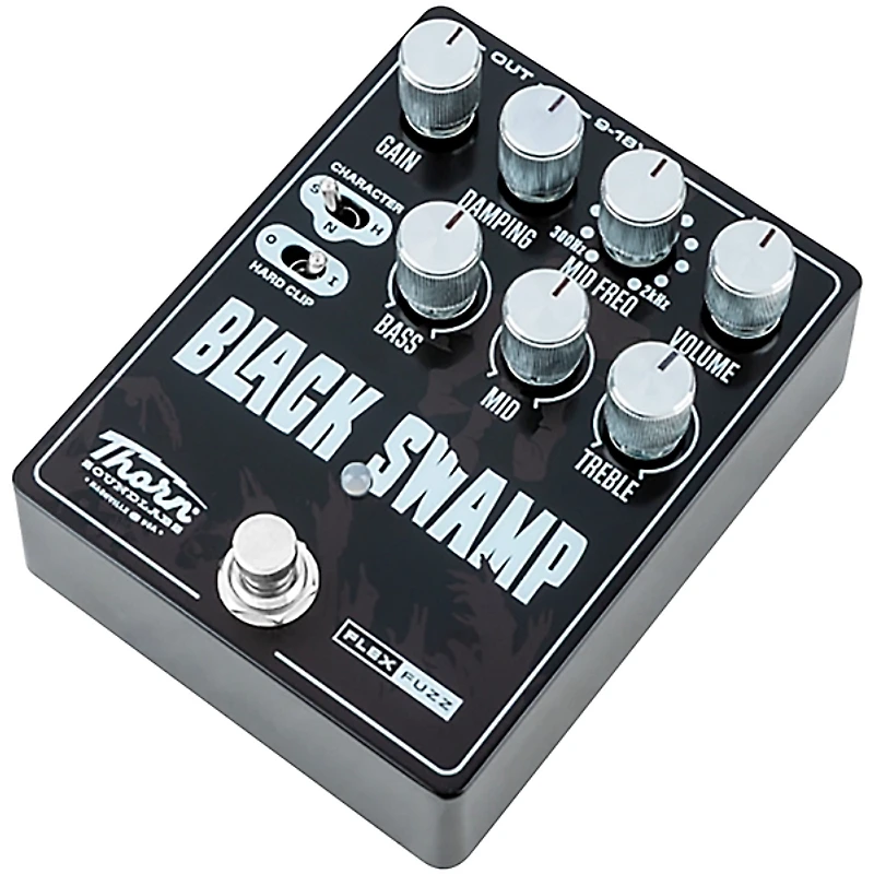 Thorn Soundlabs Black Swamp Flex Fuzz Effects Pedal Black