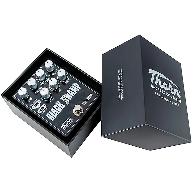 Thorn Soundlabs Black Swamp Flex Fuzz Effects Pedal Black