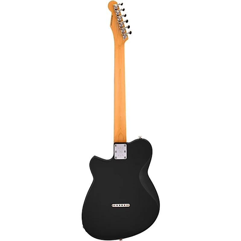 Reverend Charger JR Electric Guitar With Maple Fingerboard - Midnight Black