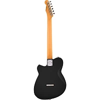 Reverend Charger JR Electric Guitar With Maple Fingerboard - Midnight Black