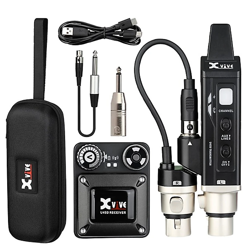 Xvive U45D Stereo In-Ear Monitor Wireless System