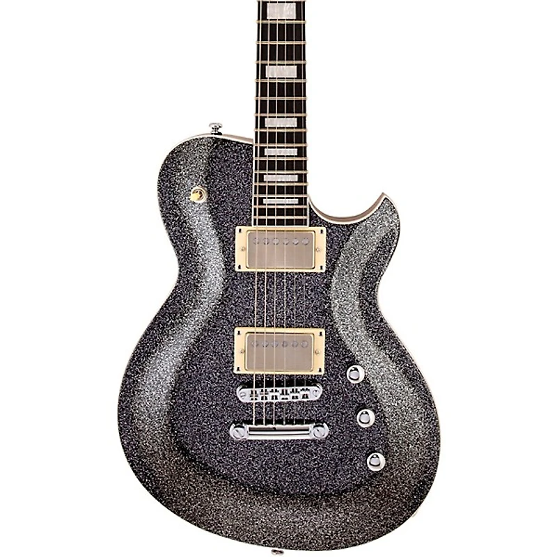 Reverend Roundhouse HH Electric Guitar - Black Sparkle
