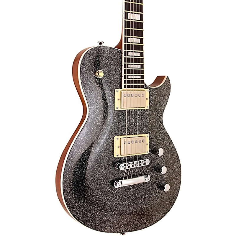 Reverend Roundhouse HH Electric Guitar - Black Sparkle