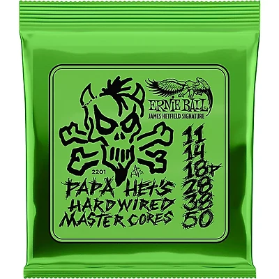 Ernie Ball 2201 Papa Het's Hardwired Master Cores James Hetfield Signature Electric Guitar Strings - 11 - 50