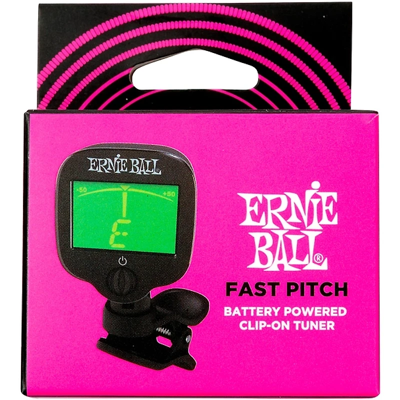 Ernie Ball Fast Pitch Clip-On Tuner - Black