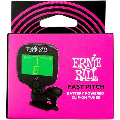 Ernie Ball Fast Pitch Clip-On Tuner - Black