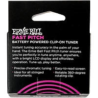 Ernie Ball Fast Pitch Clip-On Tuner - Black