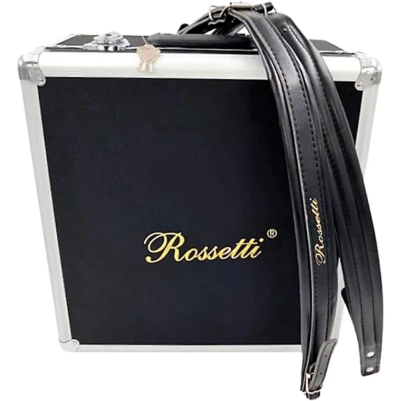 Rossetti 3412 34-Button Diatonic Accordion - FBE, Red to White to Green