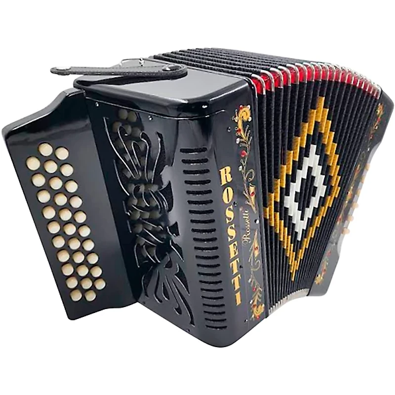 Rossetti 3112 31-Button Diatonic Accordion - GCF,