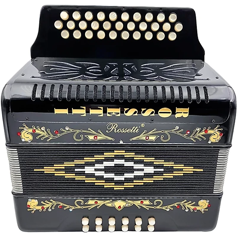 Rossetti 3112 31-Button Diatonic Accordion - GCF,