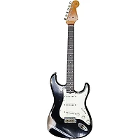 Fender Custom Shop 60s Compound Radius Stratocaster Relic Electric Guitar Apprentice Built by George Ruiz Black