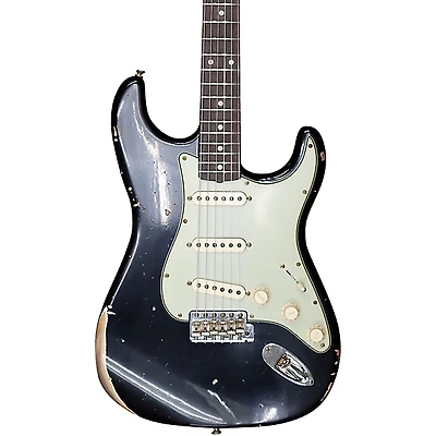 Fender Custom Shop Limited Edition 1960 Stratocaster Relic Electric Guitar Black