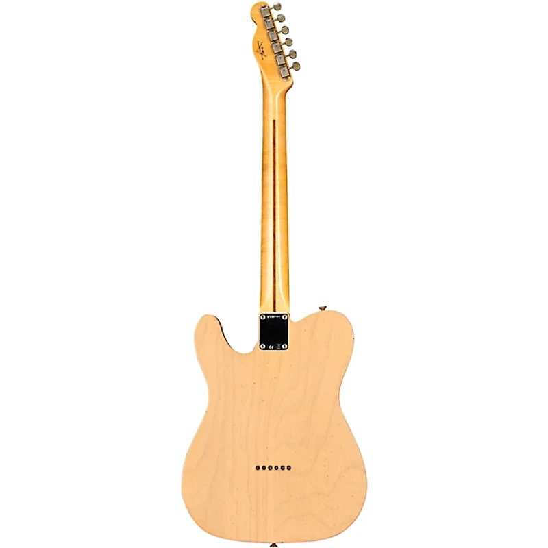 Fender Custom Shop 1958 Top-Load Telecaster Journeyman Relic Electric Guitar Super Aged Dirty White Blonde