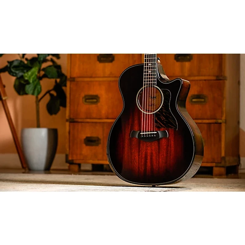 Taylor Next Generation Builder's Edition 524ce Grand Auditorium Acoustic-Electric Guitar - Tobacco Kona Burst