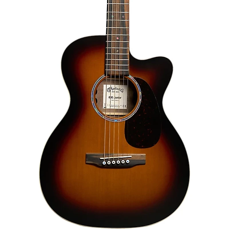 Martin 000C Jr E Walnut Acoustic-Electric Guitar - Burst