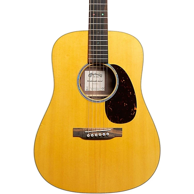 Martin D Jr E Walnut Dreadnought Acoustic-Electric Guitar - Natural
