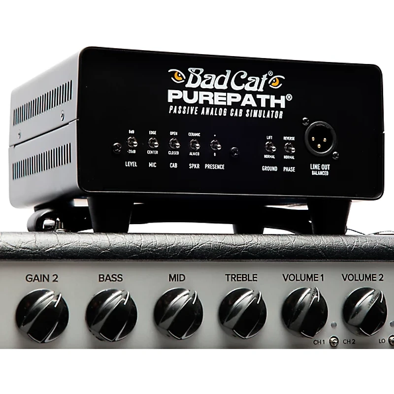 Bad Cat Purepath Passive Analog Cab Simulator With Mechanical Reactive Load - Black
